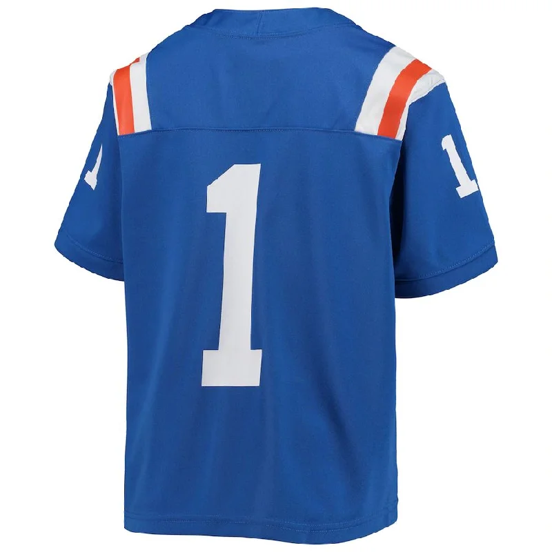 Football Jersey Cyber Monday-#1 F.Gators Jordan Brand Untouchable Football Jersey  Royal Stitched American College Jerseys