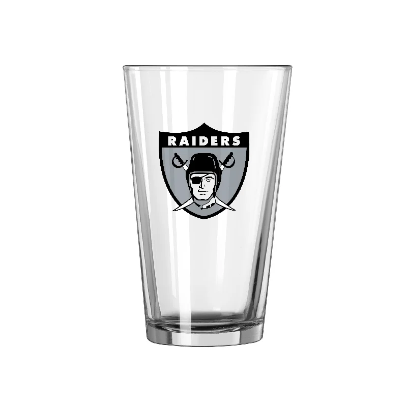 Team Mug Hustle Culture-Las Vegas Raiders 16oz Retro Pint Glass