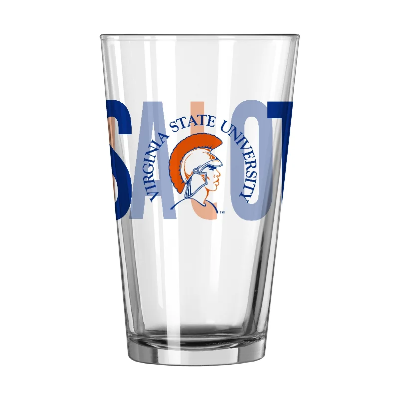 Team Mug Glass-Virginia State 16oz Overtime Pint Glass