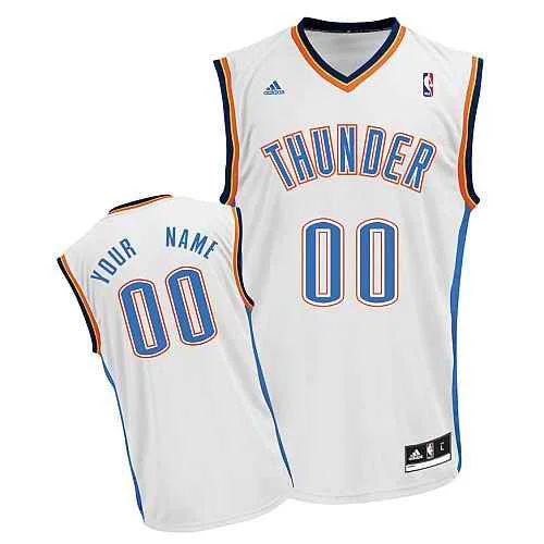 Basketball Jersey Basketball Brother-Oklahoma City Thunder Custom white Home Basketball Jersey