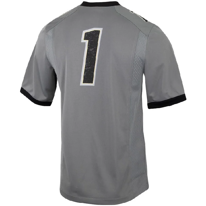 Football Jersey Defense-#1 C.Buffaloes Untouchable Football Jersey - Charcoal Stitched American College Jerseys