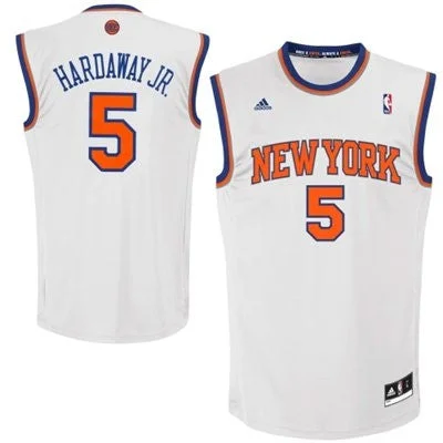 Basketball Jersey Name-Knicks 5 Hardaway jr white Basketball Jerseys