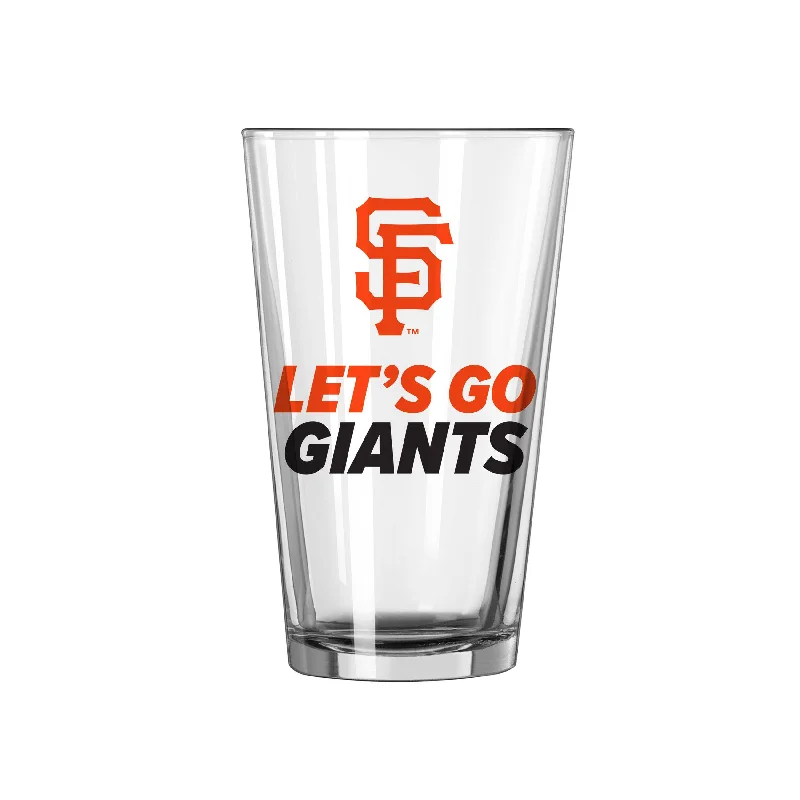 Team Mug Teacher-San Francisco Giants 16oz Slogan Pint Glass