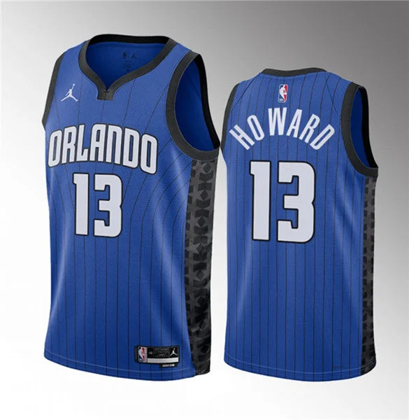 Basketball Jersey Athletic-Men's Orlando Magic #13 Jett Howard Blue 2023 Draft Statement Edition Stitched Basketball Basketball Jersey