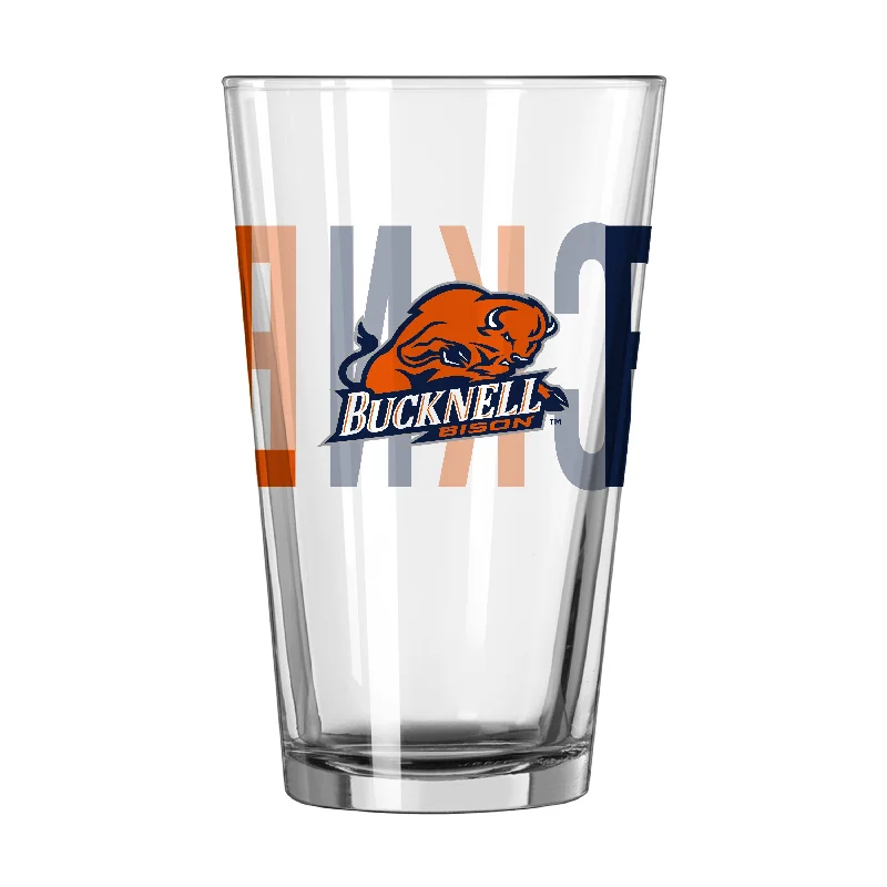 Team Mug Personalized-Bucknell 16oz Overtime Pint Glass