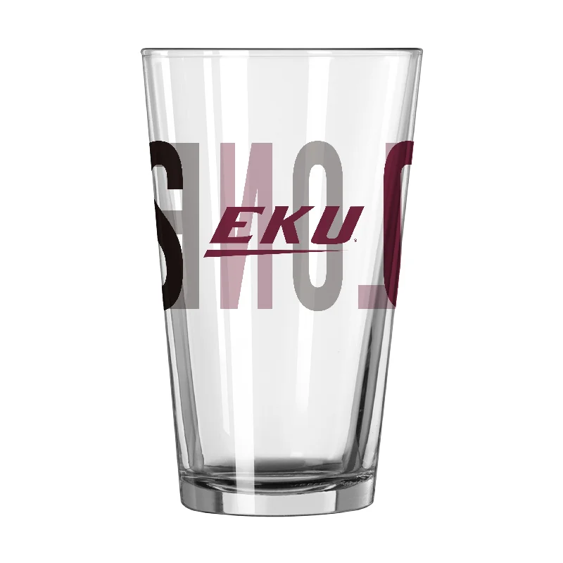 Team Mug Stylish-Eastern Kentucky 16oz Overtime Pint Glass