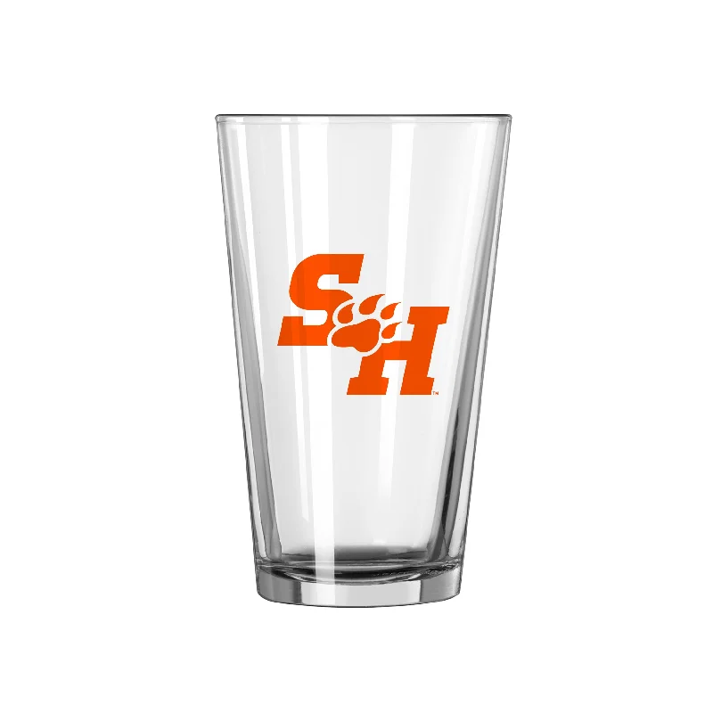 Team Mug Standard Size-Sam Houston State 16oz Logo Pint Glass