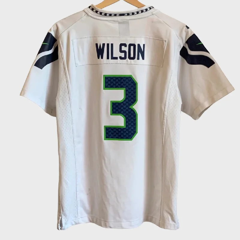 Football Jersey Custom-Russell Wilson Seattle Seahawks Jersey Youth XL