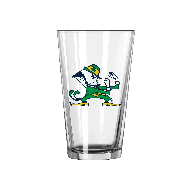 Team Mug Networking-Notre Dame Leprechaun 16oz Pint Glass