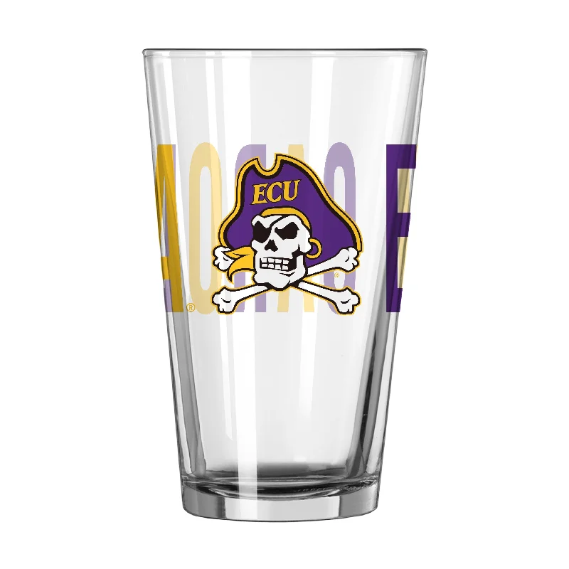 Team Mug Aesthetic-East Carolina 16oz Overtime Pint Glass