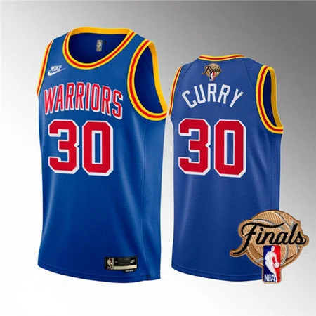 Basketball Jersey Red-Men's Golden State Warriors #30 Stephen Curry 2022 Royal Finals Stitched Basketball Jersey