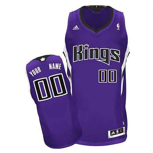 Basketball Jersey Country Flag-Sacramento Kings Custom Swingman purple Road Basketball Jersey