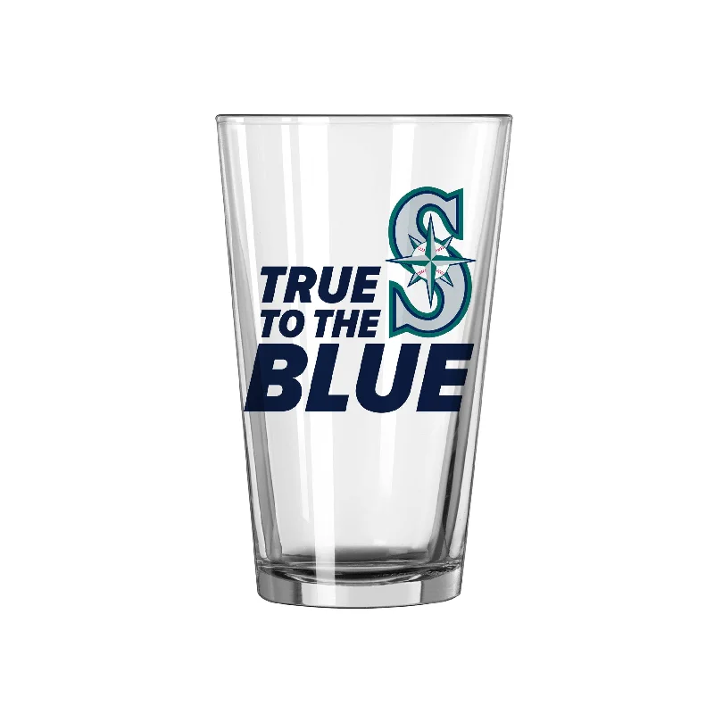 Team Mug Retirement-Seattle Mariners 16oz Slogan Pint Glass