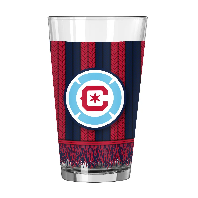 Team Mug Wellness-Chicago Fire 16oz Scarf Pint Glass