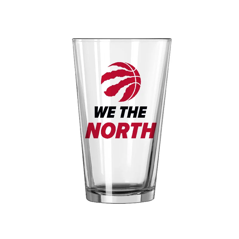 Team Mug Plaid-Toronto Raptors 16oz Slogan Pint Glass