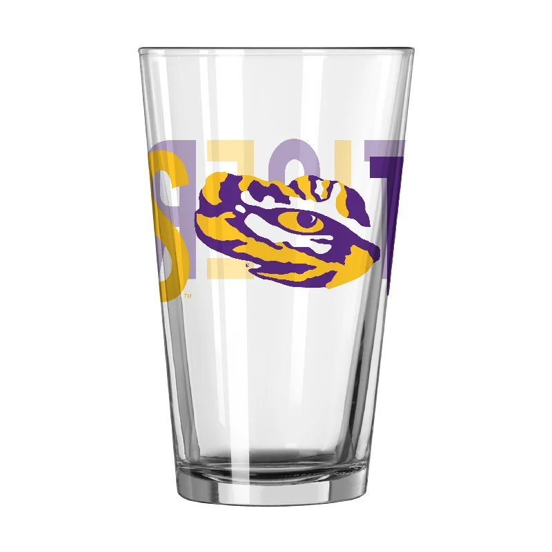 Team Mug Red-LSU 16oz Overtime Pint Glass