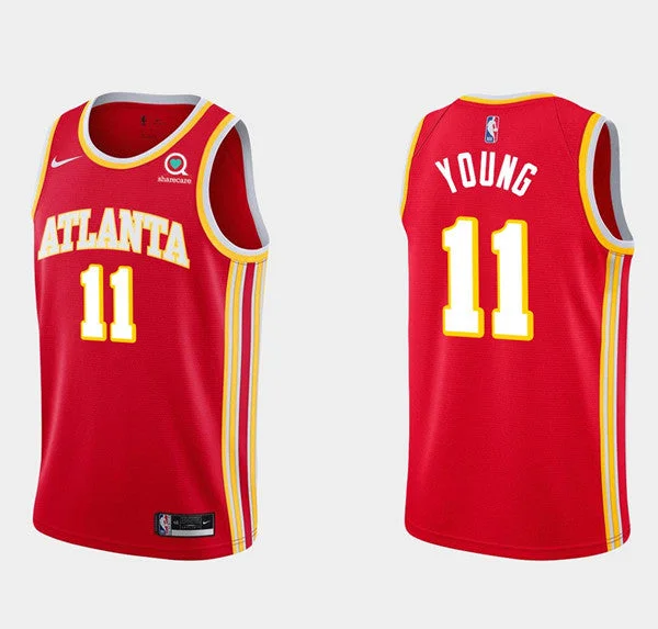 Basketball Jersey Esports-Men's Atlanta Hawks Red #11 Trae Young Stitched Basketball Jersey