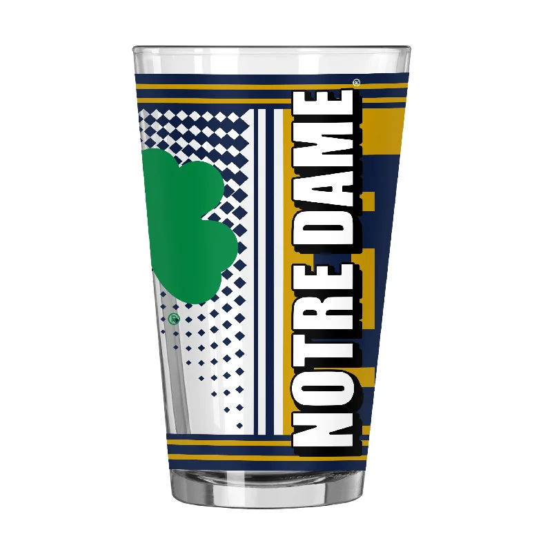 Team Mug Halloween-Notre Dame 16oz Hero Pint Glass