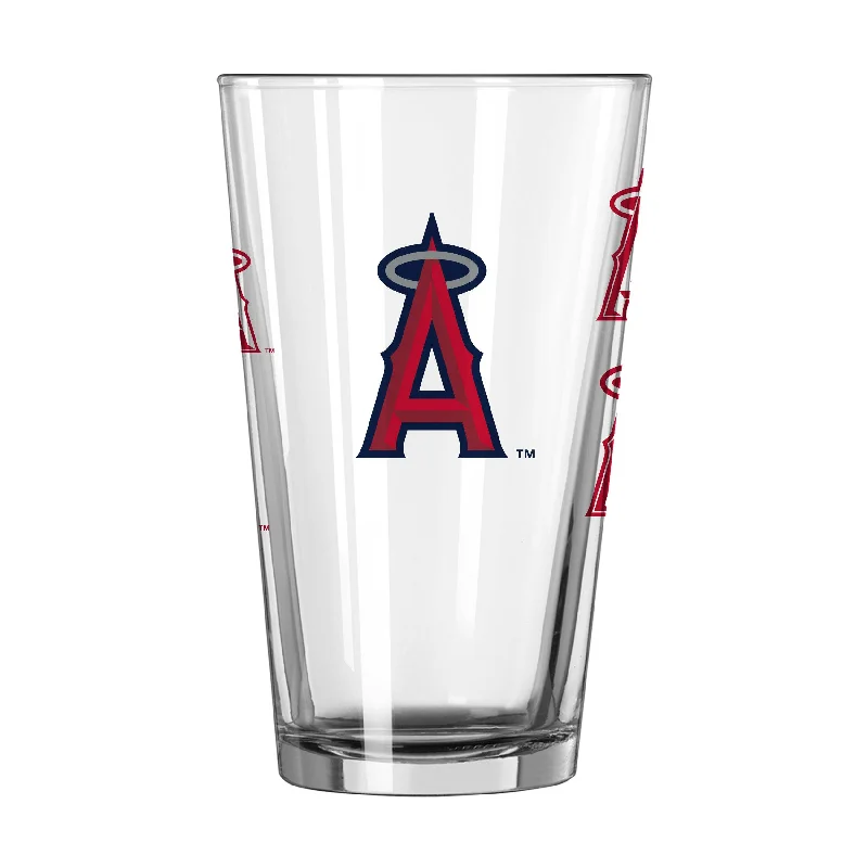 Team Mug Gym-Los Angeles Angels 16oz Scatter Pint Glass