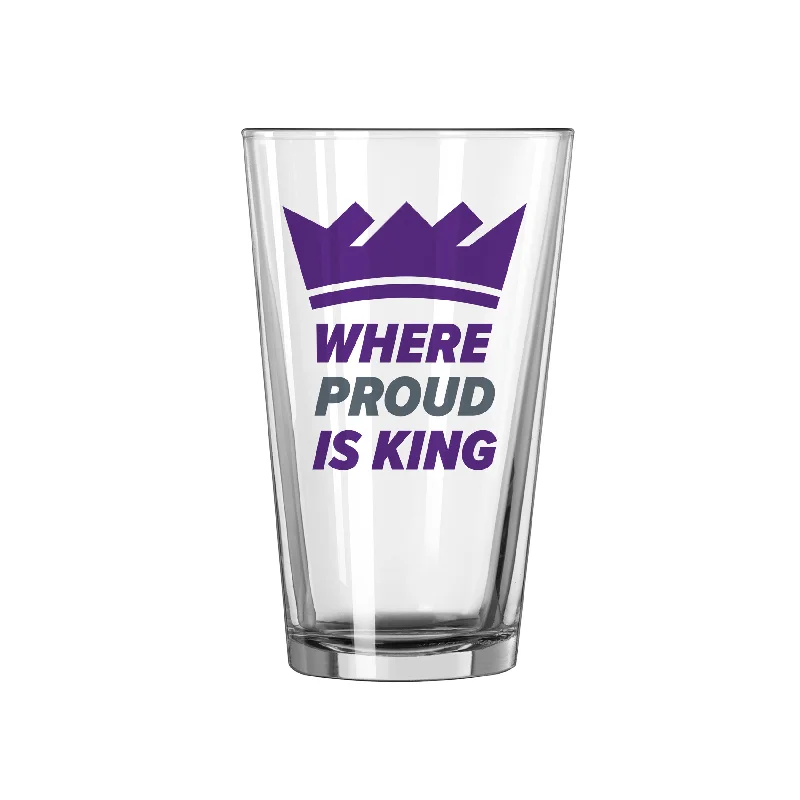 Team Mug Camouflage-Sacramento Kings 16oz Slogan Pint Glass