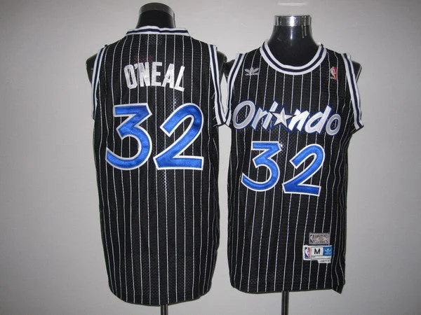 Basketball Jersey Finals-Magic 32 O Neal Black Basketball Jerseys