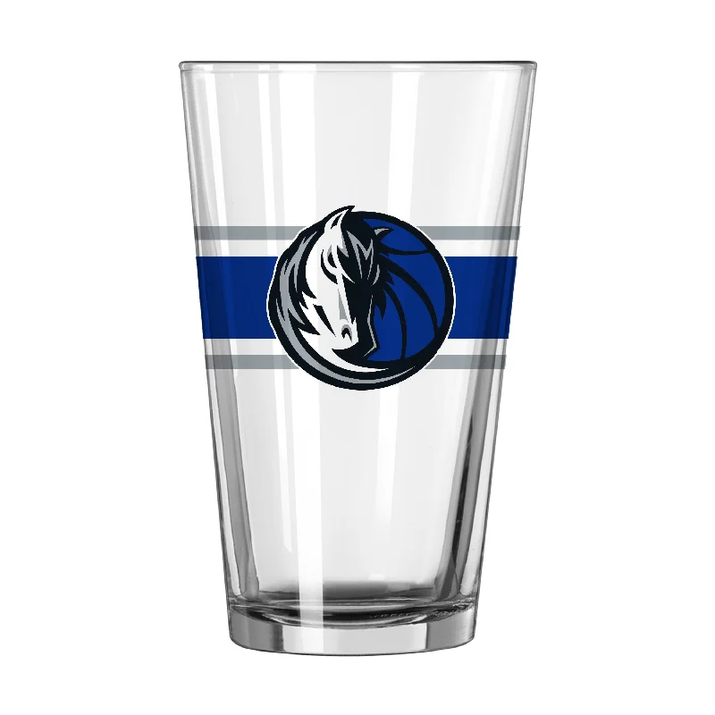 Team Mug Milk-Dallas Mavericks 16oz Stripe Pint Glass