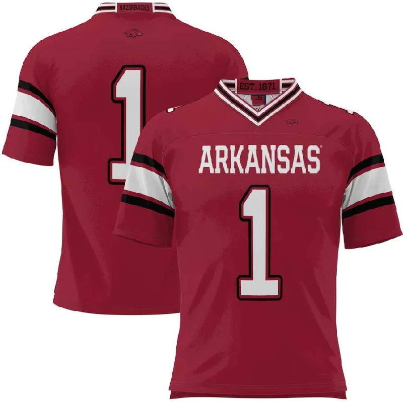 Football Jersey Pop Culture-#1 A.Razorbacks GameDay Greats Football Jersey - Cardinal Stitched American College Jerseys