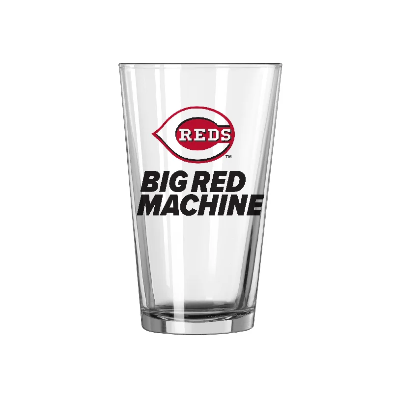 Team Mug Dad-Cincinnati Reds 16oz Slogan Pint Glass