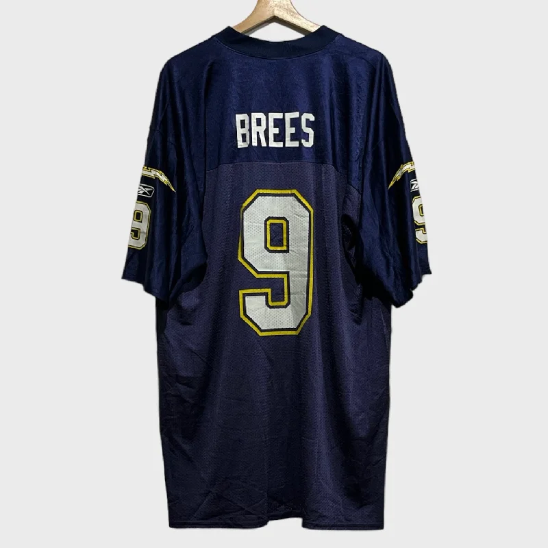 Football Jersey Polyester-Vintage Drew Brees San Diego Chargers Jersey XL