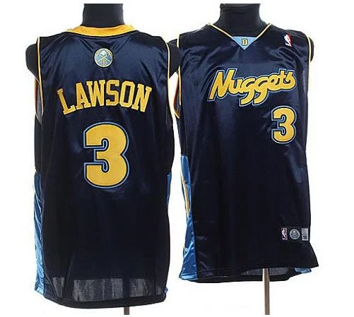 Basketball Jersey Concert-Nuggets 3 Lawson Dark Blue Basketball Jerseys