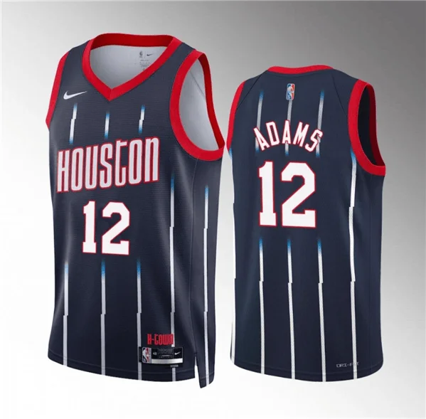 Basketball Jersey Gift-Men's Houston Rockets #12 Steven Adams Navy Classic Edition Stitched Basketball Jersey