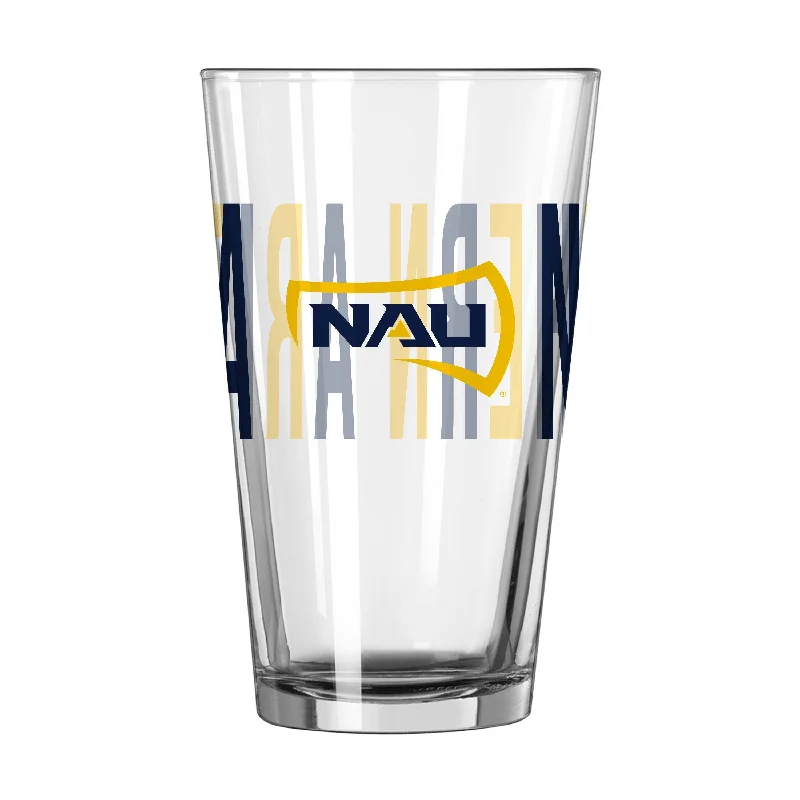 Team Mug Silver-Northern Arizona 16oz Overtime Pint Glass