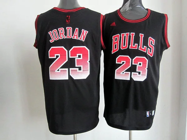 Basketball Jersey Outdoor-Bulls 23 Jordan Black rainbow Basketball Jerseys