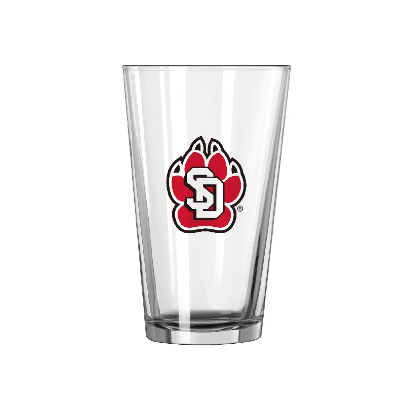 Team Mug Double-Walled-South Dakota 16oz Logo Pint Glass