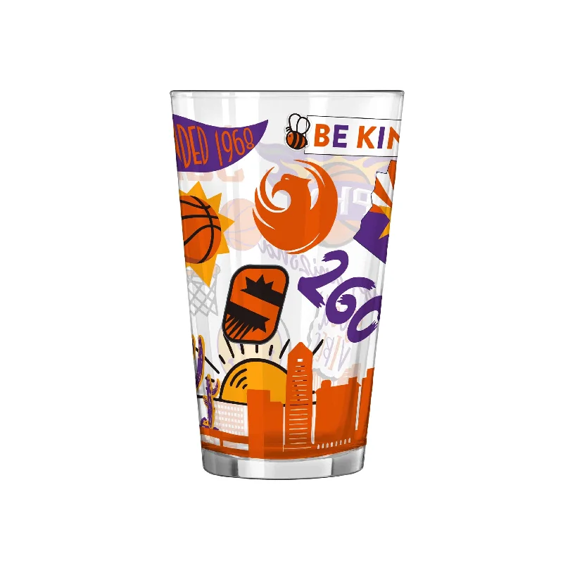 Team Mug Anime-Phoenix Suns 16oz Native Pint Glass