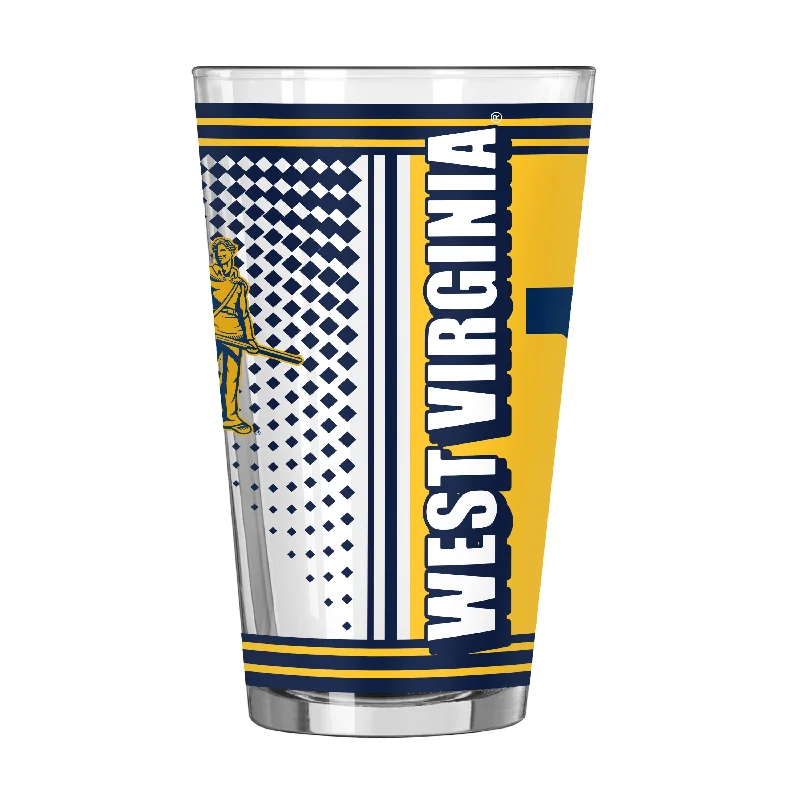 Team Mug Holiday-West Virginia 16oz Hero Pint Glass