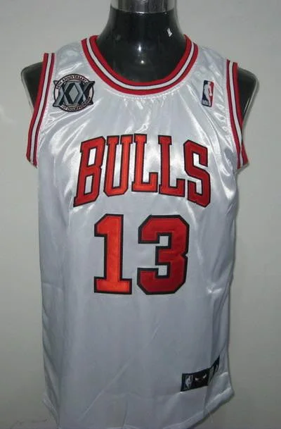 Basketball Jersey Sun Protection-Bulls 13 Noah White 20th Anniversary Basketball Jerseys