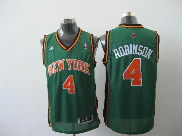 Basketball Jersey Basketball Team-Knicks 4 Robinson Green Basketball Jerseys