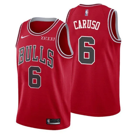 Basketball Jersey Basketball Sister-Men's Chicago Bulls #6 Alex Caruso Red Edition Swingman Stitched Basketball Basketball Jersey