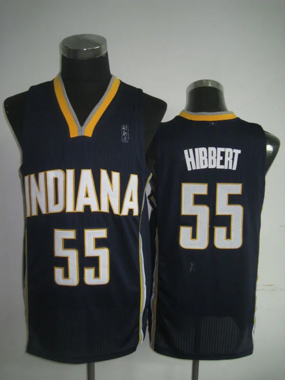 Basketball Jersey Camo-Pacers 55 Hibbert Blue Basketball Jerseys