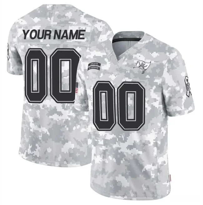 Football Jersey Lounge-Custom TB.Buccaneers Active Player 2024 F.U.S.E Arctic Camo Salute To Service Limited Stitched Football Jersey