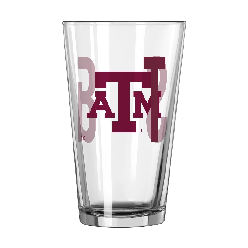 Team Mug Basketball-Texas A&M 16oz Overtime Pint Glass