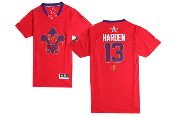 Basketball Jersey Performance-2014 All Star West 13 Harden Red Swingman Basketball Jerseys