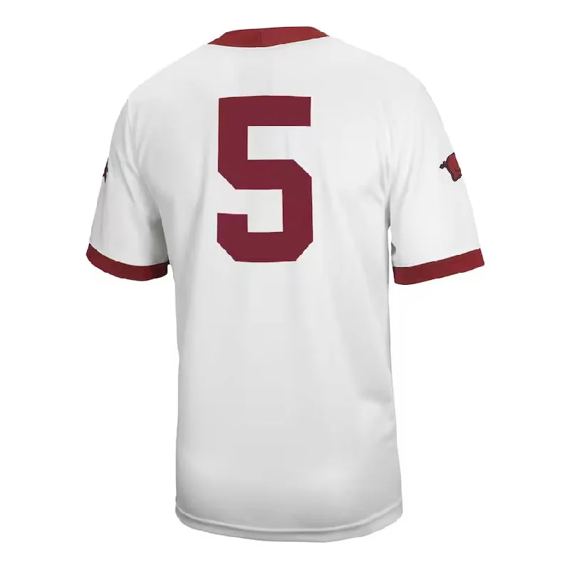 Football Jersey Celebrity-#5 A.Razorbacks Untouchable Football Jersey – White Stitched American College Jerseys