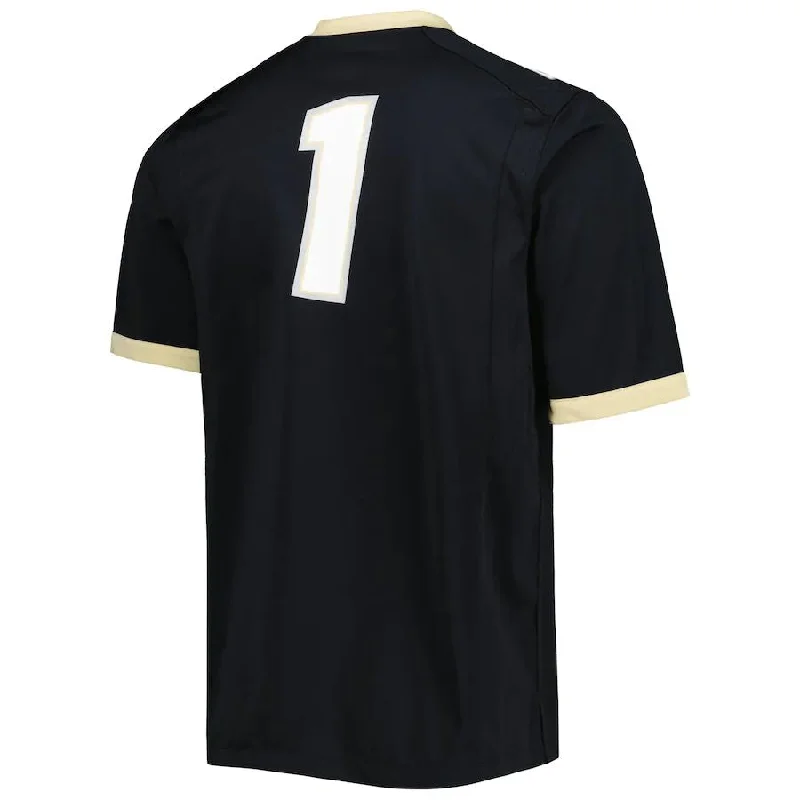 Football Jersey Black Friday-#1 C.Buffaloes Untouchable Replica Football Jersey Black Stitched American College Jerseys