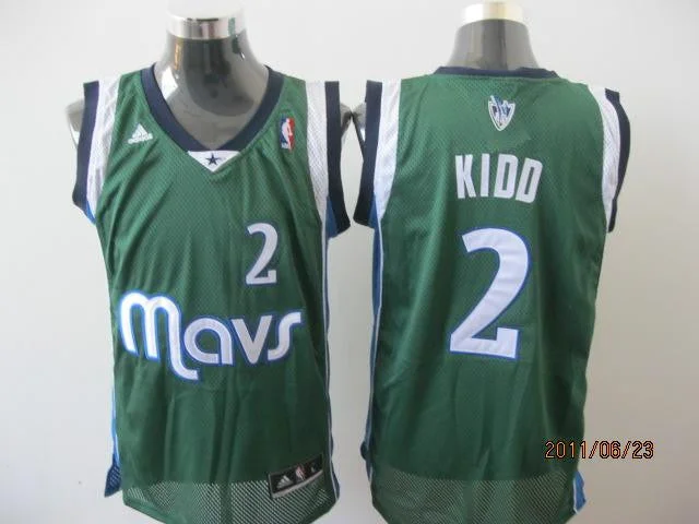 Basketball Jersey Girls-Mavericks 2 Kidd Green Basketball Jerseys