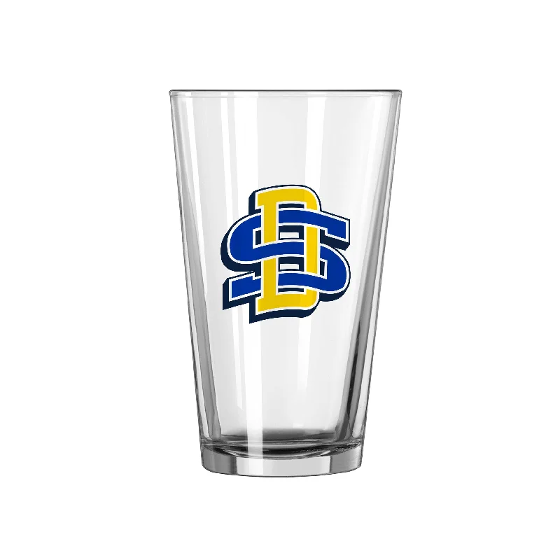 Team Mug Oversized-South Dakota State 16oz Logo Pint Glass