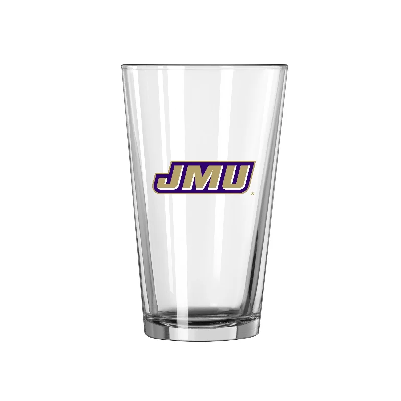 Team Mug Cappuccino-James Madison 16oz Logo Pint Glass