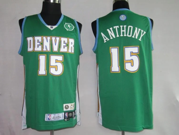 Basketball Jersey Oversized-Nuggets 15 Anthony Green Basketball Jerseys