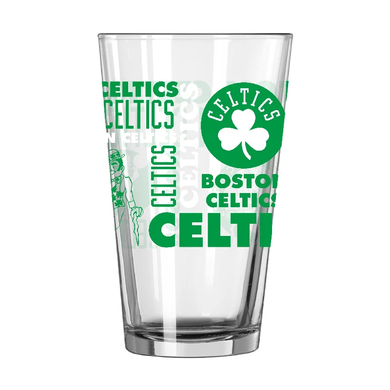 Team Mug Quote-Boston Celtics 16oz Spirit Pint Glass